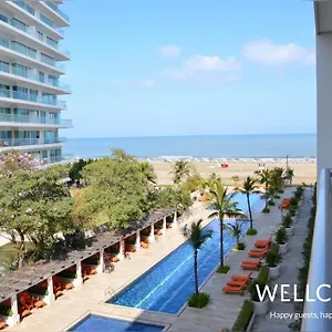  Apartamento Moderno Apto Vista Al Mar Y Piscina-morros 3 Colombia